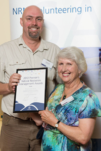 Nick and Val at the 2013 NRM Awards